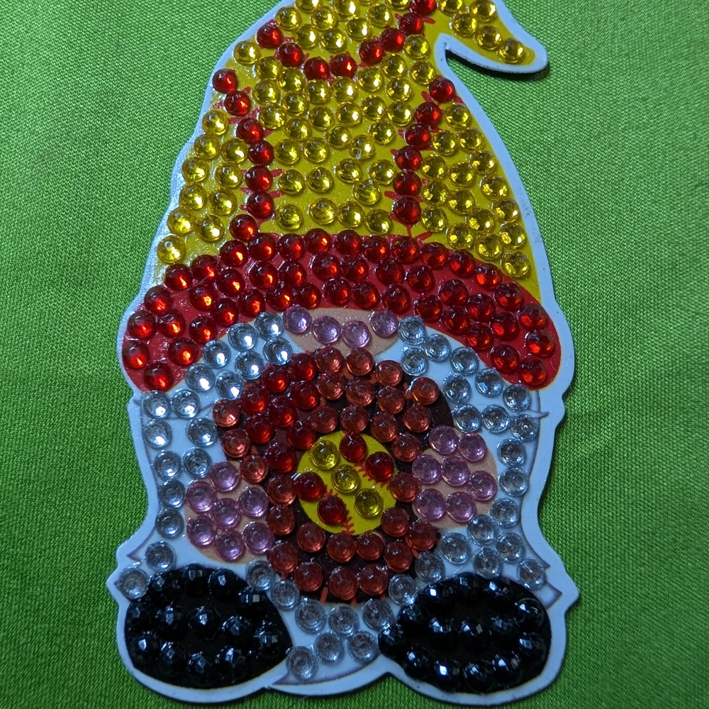 5 For $10 Colorful Gnome Diamond Art Fridge Magnet